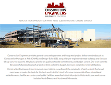 Tablet Screenshot of constructionengineers.com